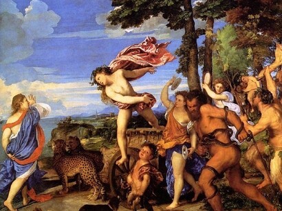Tiziano Vecellio, Bacco e Arianna