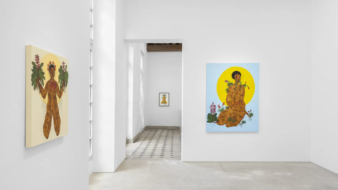 Rosana Paulino, Bloom in the sunlight, dream in the moonlight, vista da exposição. Cortesia de Mendes Wood DM