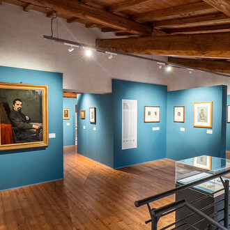 Stanislao Pointeau, un macchiaiolo toscano di origini francesi, vista della mostra. Per gentile concessione delle Gallerie degli Uffizi