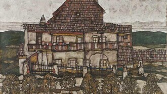 House with Shingle Roof (Old House II), Egon Schiele, 1915, Leopold Museum, Vienna, Austria