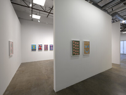 Kevin Todora, What, me worry., exhibition view. Courtesy of Erin Cluley Gallery