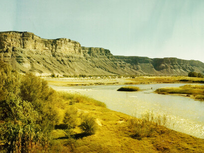 Orange River, confine Sud Africa - Namibia
