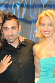 Loris Danesi con Barbara Chiappini e Justine Mattera