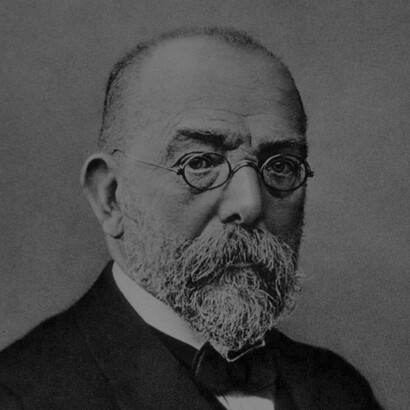 Robert Koch, seguramente el mayor antagonista de Pasteur