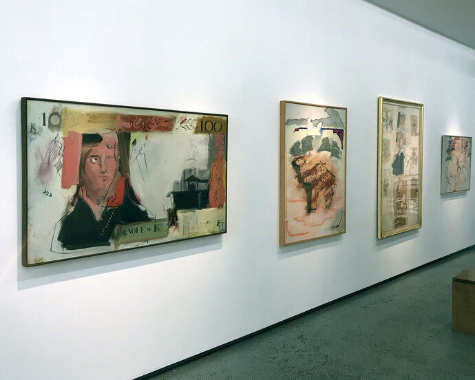 Larry Rivers, Exhibition view. Courtesy of Tibor de Nagy Gallery