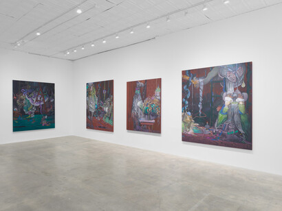 Bea Scaccia, Groomed, exhibition view. Courtesy of Gagosian Gallery
