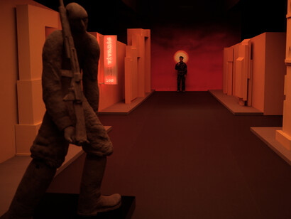 Ali Cherri, still from The sentinel (detail), 2026. Courtesy the artist and
Almine Rech Gallery