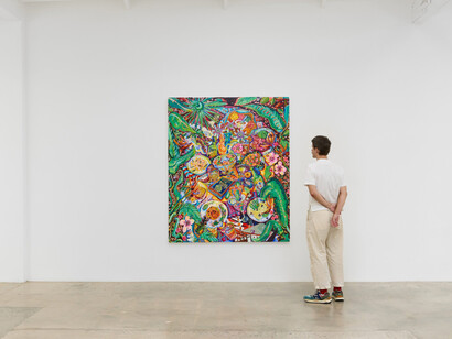 Kate Pincus-Whitney, To live and to dine in LA/You taste like home, exhibition view. Courtesy of Anat Egbi