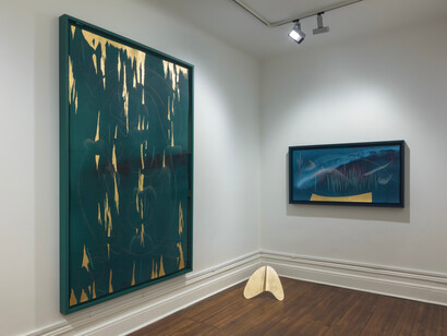 Jorinde Voigt, The Match, exhibition view. Courtesy of the David Nolan Gallery