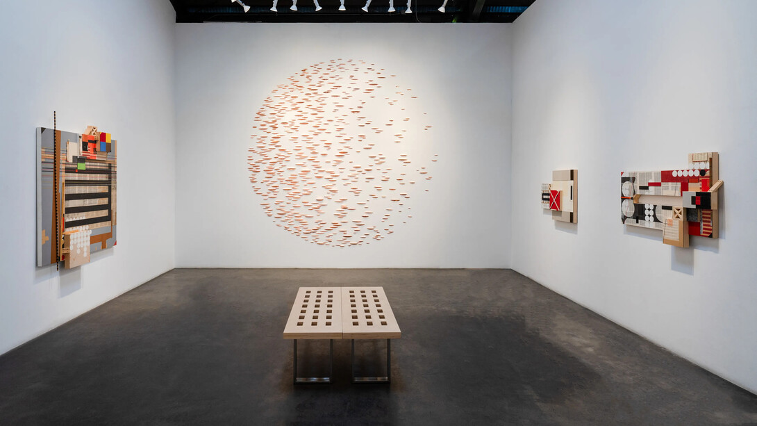 William T. Carson and Emilio Lobato, The space between, exhibition view. Courtesy of Nüart Gallery