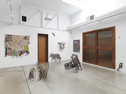 Saif Azzuz, Aiy-ye-kwee’, exhibition view. Courtesy of Anthony Meier