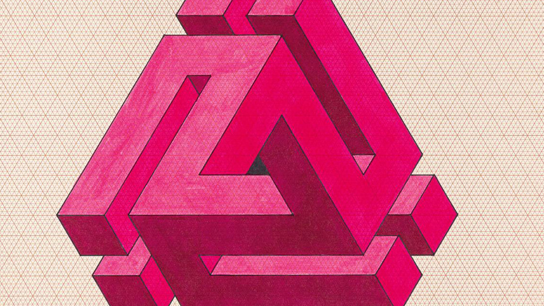 José María Yturralde, Figura imposible (serie Triangular), 1974. Cortesía del Museo de Arte Abstracto Español