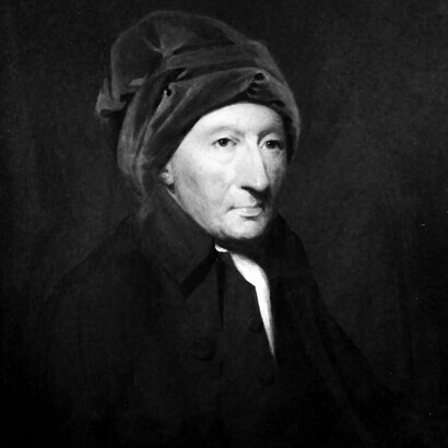 Sir Henry Raeburn; Retrato de Thomas Reid, 1796 (versión en blanco y negro)