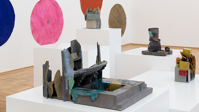 Polly Apfelbaum and Isa Melsheimer. Courtesy of Galerie nächst St. Stephan