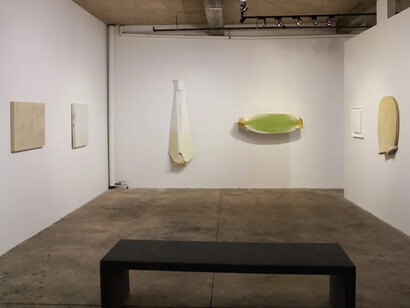 SoHyun Bae and Choong Sup Lim, Wind, water, stone, exhibition view. Courtesy of Skoto Gallery 