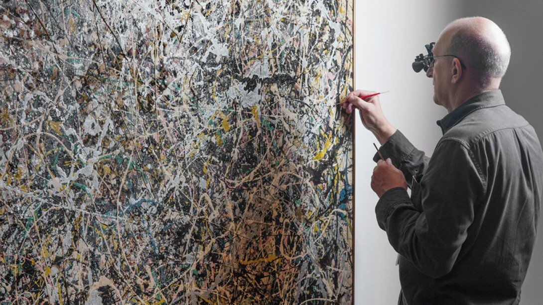 Jackson Pollock’s Number 1, 1949. Courtesy of MOCA Pacific Design Center