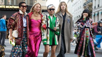 Influencers exercising their power by displaying the latest trendy fashion