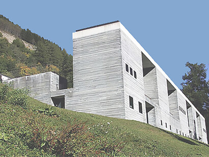 Located in Vals, Switzerland, the Thermal Baths is a hotel and spa complex constructed over the only thermal springs in the Graubünden canton, completed in 1996 and designed by Peter Zumthor