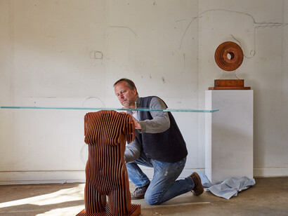 Tom Hiscocks in studio April 2016