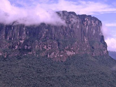 Vista sur del Auyantepui, Bolívar, Venezuela