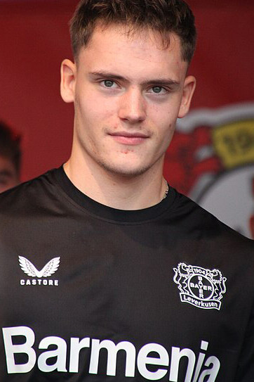 Florian Wirtz lors de l'ouverture de la saison 2022/23 du Bayer 04 Leverkusen, 31 juillet 2022