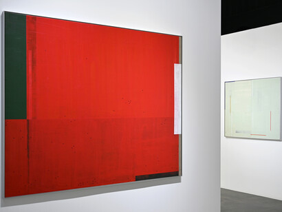 Ruba Salameh, Refined compositions, exhibition view. Courtesy of Zawyeh Gallery