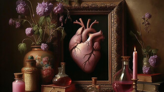 A human heart