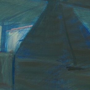 Room 1, oil on wood panel, 40 x50 cm, 2020. Courtesy of Kalfayan Galleries