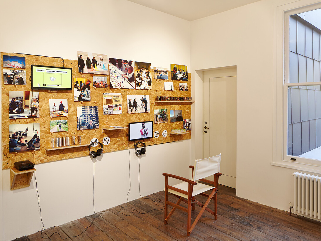 Installation view at the South London Gallery, 2014, Photo by Andy Stagg