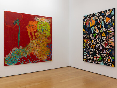 Uman, Nice to meet you, again, exhibition view. Courtesy of Eleni Koroneou Gallery