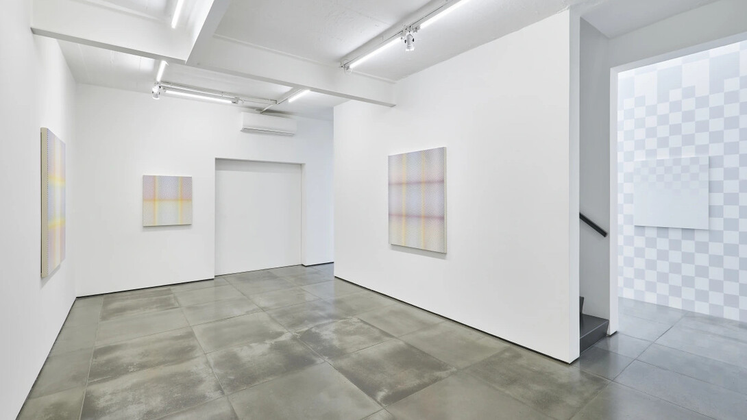 Philippe Decrauzat, Soon all shades disappear, exhibition view. Courtesy of Nara Roesler Gallery