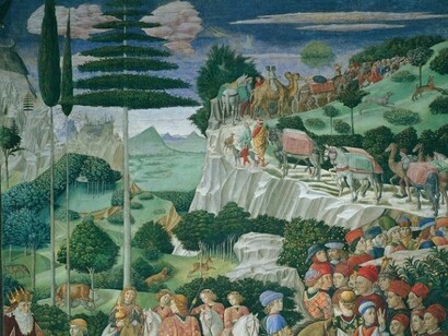 Benozzo Gozzoli, Corteo dei magi, Mondadori Portfolio/Electa/Antonio Quattrone  
