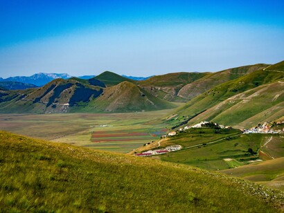 Castelluccio, Umbria, Italia