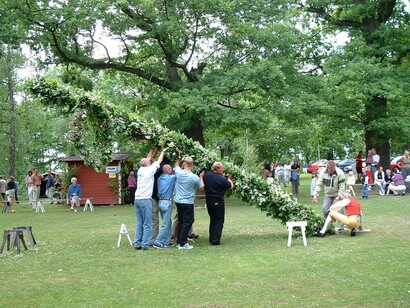 Solsticio de verano en Suecia