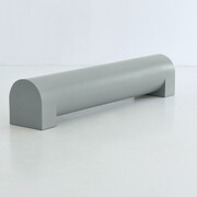 Cylindrical Bench, Gregor Jenkin Studio.Credit Peter Maltbie