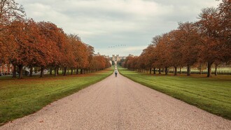Viale di accesso al Castello di Windsor