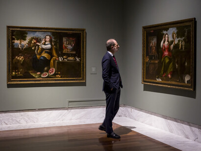Colección Masaveu, objeto y naturaleza, vista de exhibición. Cortesía del Museo de Bellas Artes de València