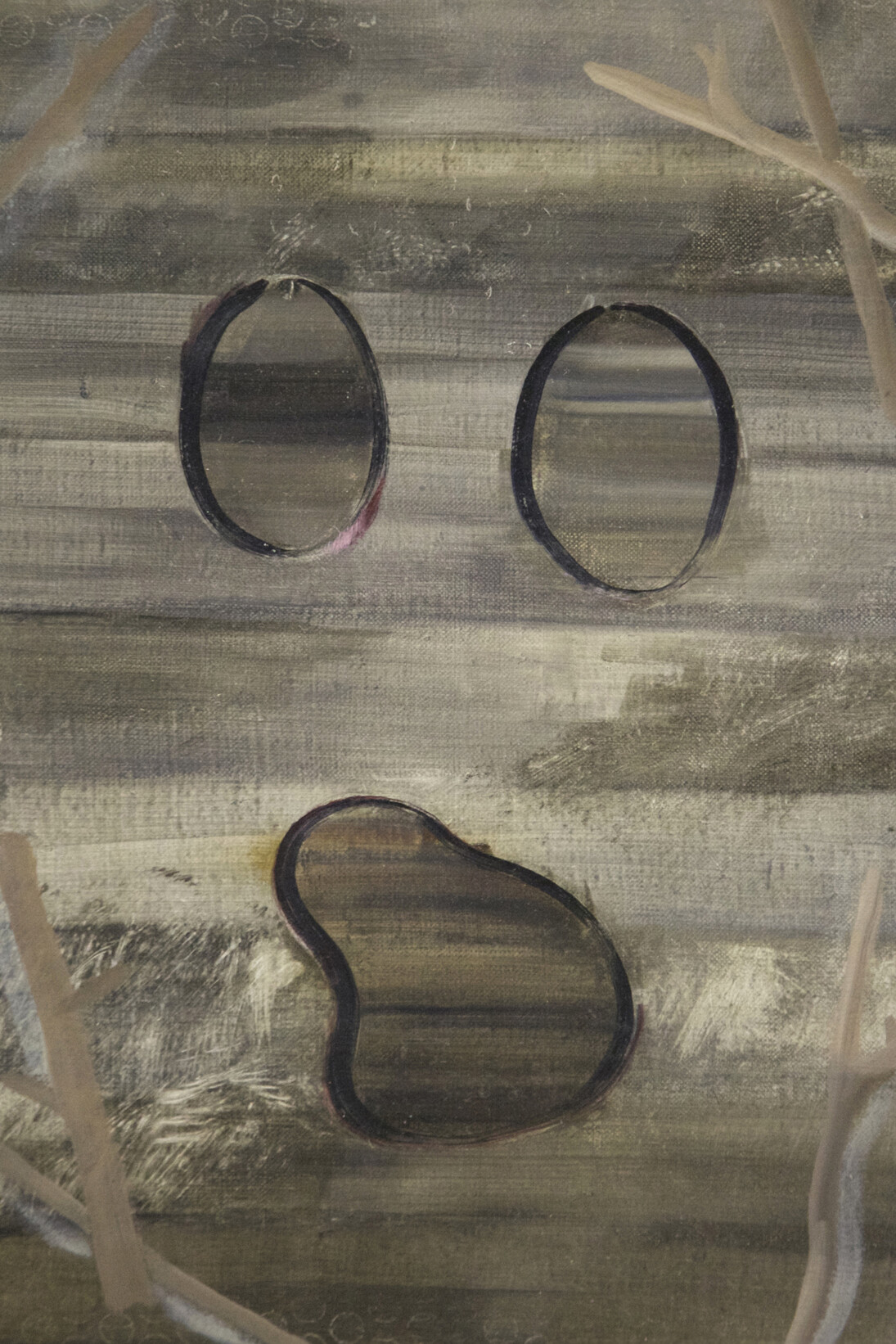 Inside _ Outside, Benjamin Brett, 2013, Oil on Linen, 35 cm x 30 cm
