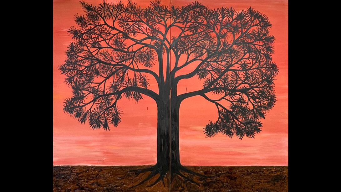 Fabio Pietrantonio, Natural Love - Oltre l'infinito - 200x240 cm. Courtesy of the artist and Gallerie d'Italia Napoli