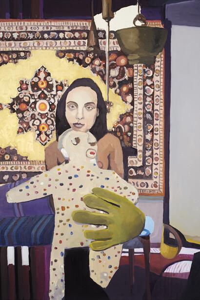 Art Rotterdam 2025, painting in exhibition. Courtesy of Art Rotterdam
