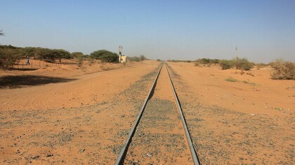Meroe, ferrovie Sudan binario unico a scartamento ridotto