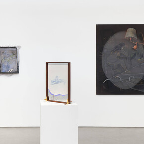 Installation view, Joeun Kim Aatchim, Sheer Painer, 2023. Courtesy of François Ghebaly, Los Angeles, CA