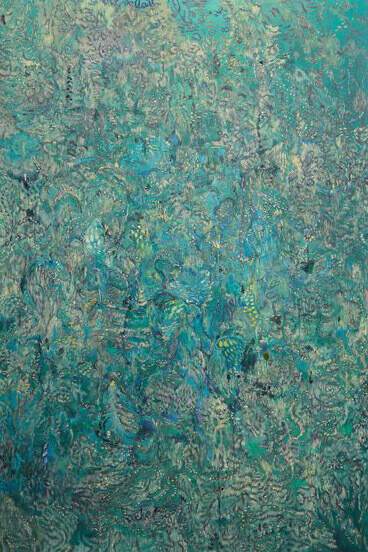 James David Lee, I always knew it was you out there, painting in exhibition. Courtesy of Bass and Reiner Gallery