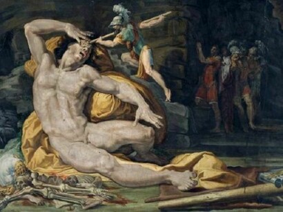 Ulisse che acceca Polifemo, Pellegrino Tibaldi  
