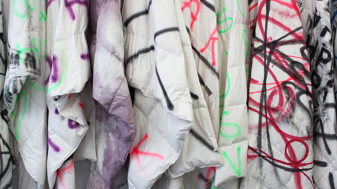 Mark John Smith, Duvet, InstallPic