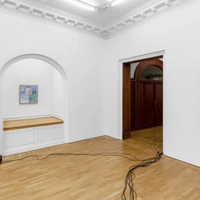 Julien Creuzet, Nos diables rouges, nos dérives, vista da exposição. Cortesia de Mendes Wood DM