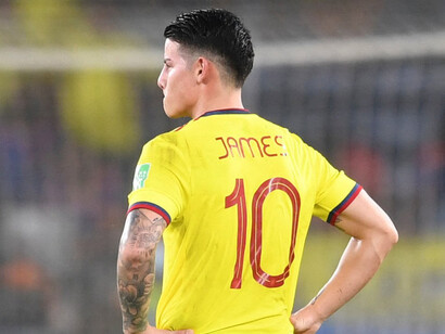 James Rodríguez, futbolista colombiano que en la Copa Mundial de 2014 hizo una actuación para el recuerdo