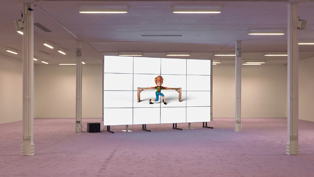 Jordan Wolfson, Exhibition view. Courtesy of Sadie Coles HQ