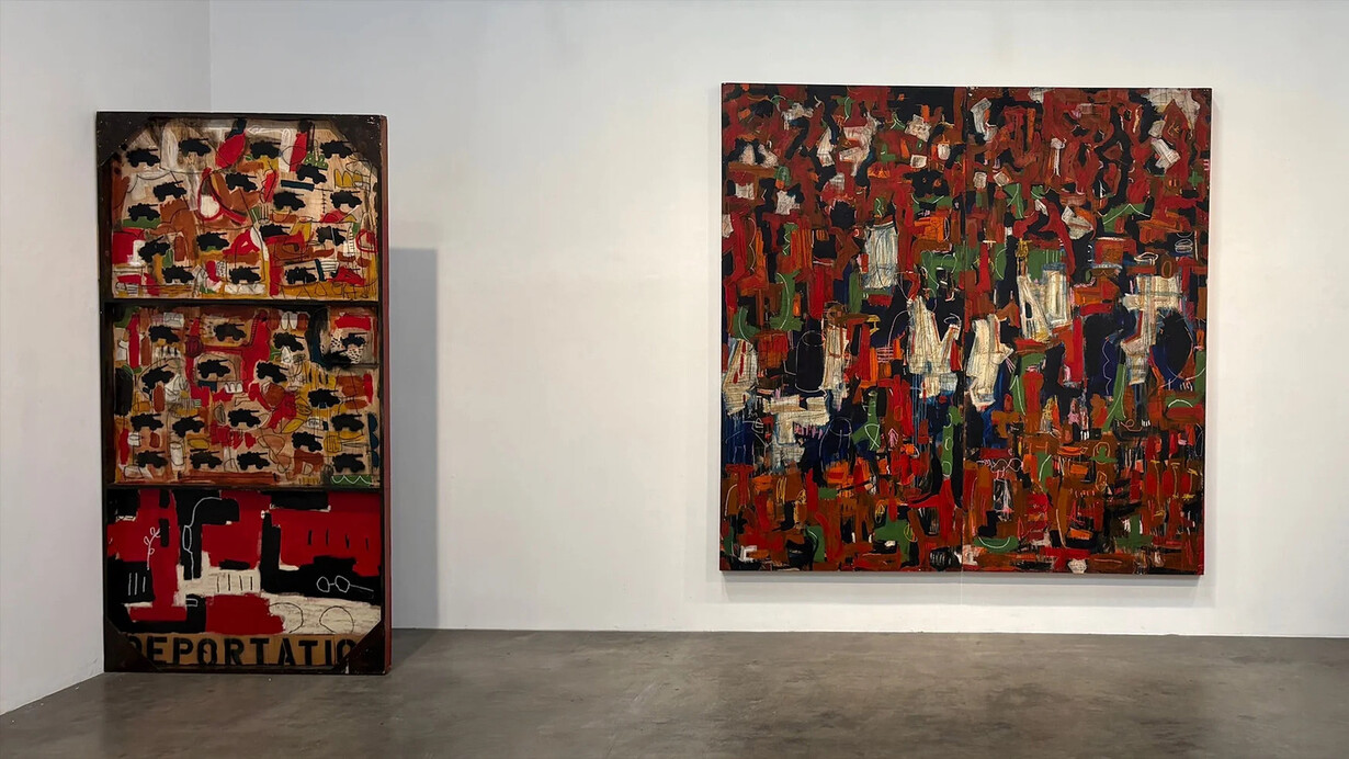 Gronk, Conquest (detail), 2021. Courtesy of Craig Krull Gallery