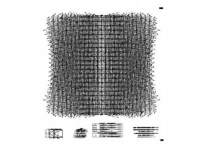 Caroline Corbasson, Naked Eye, 2014, screenprint, 150 x 180 cm